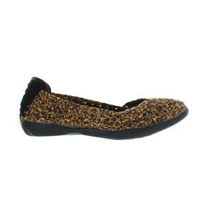 Bernie Mev Catwalk Leopard Slip On Women 7/38 Woven Grunge Boho Comfort NWOB